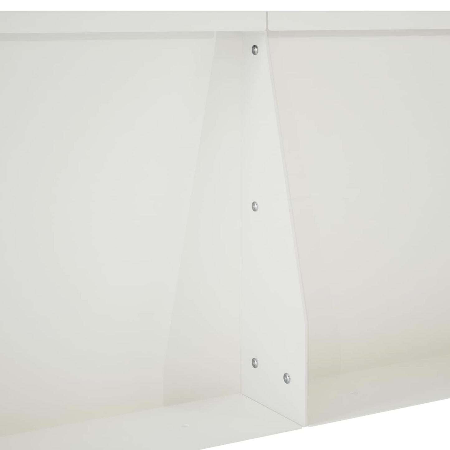 Retaining Wall 2 pcs 50 x 50 x 30 cm Steel White