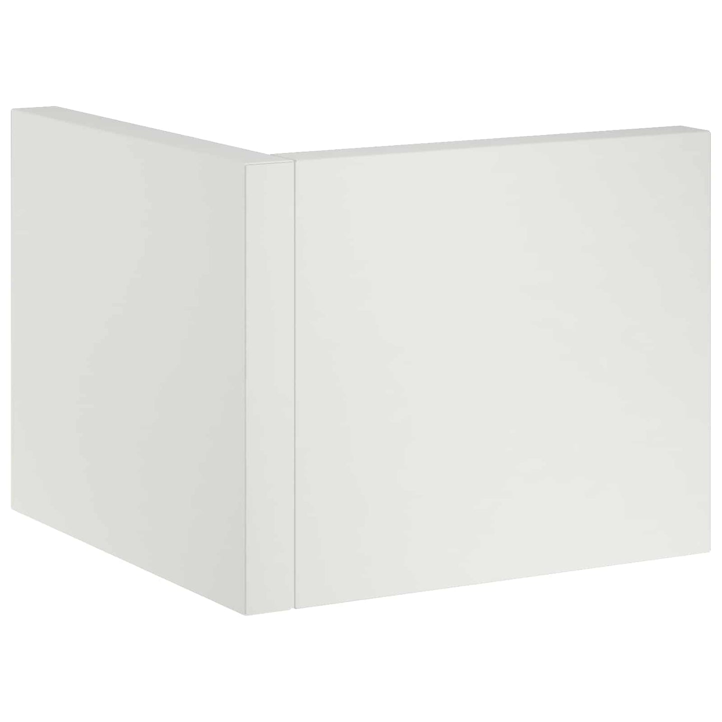 Retaining Wall 2 pcs 50 x 50 x 30 cm Steel White