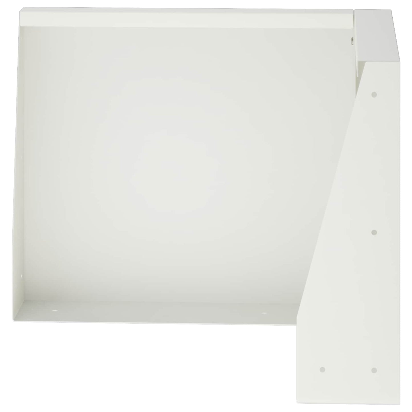Retaining Wall 2 pcs 50 x 50 x 40 cm Steel White