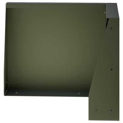 Retaining Wall 50 x 50 x 40 cm Steel Olive Green