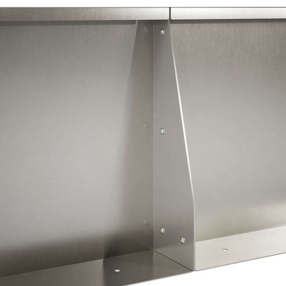Retaining Wall 2 pcs 50 x 50 x 40 cm Stainless Steel Silver