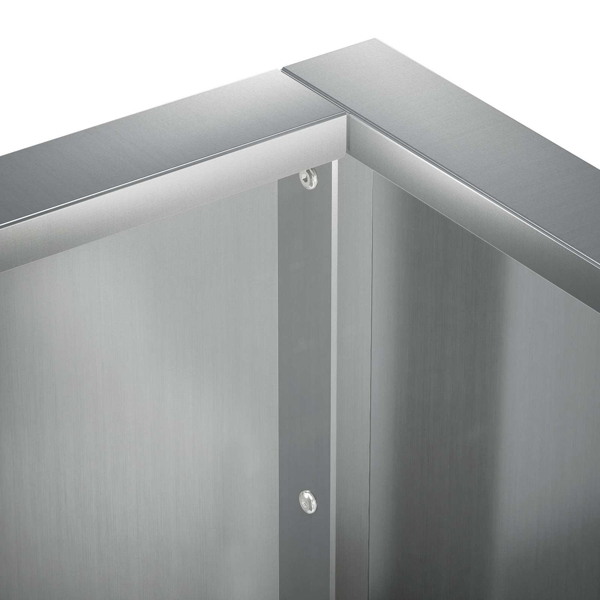 Retaining Wall 50 x 50 x 40 cm Galvanised Steel Silver