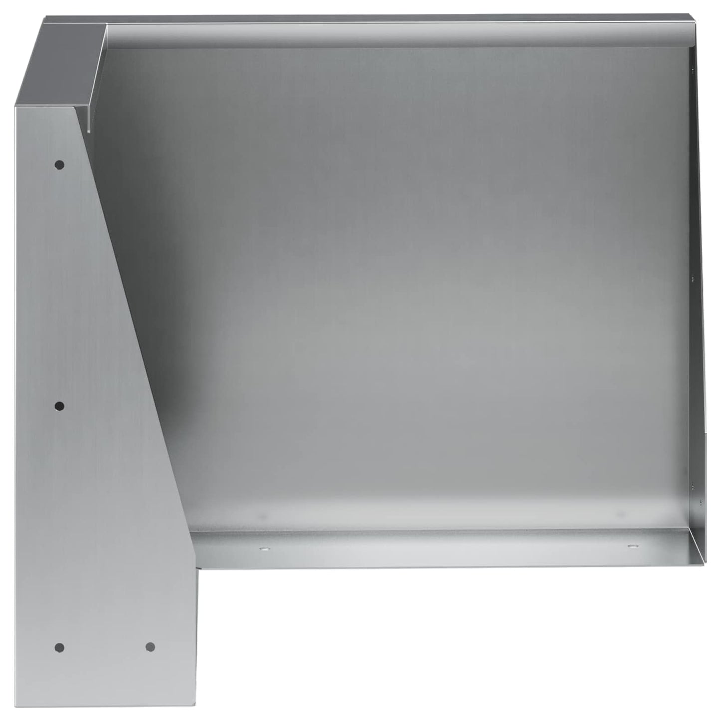 Retaining Wall 50 x 50 x 40 cm Galvanised Steel Silver