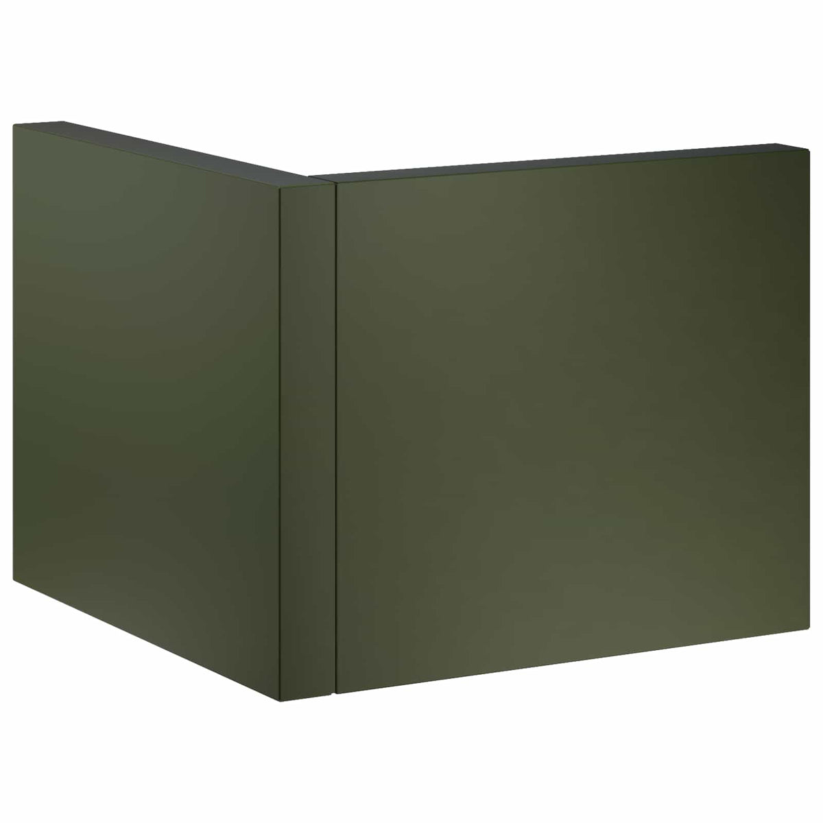 Retaining Wall 50 x 50 x 50 cm Steel Olive Green