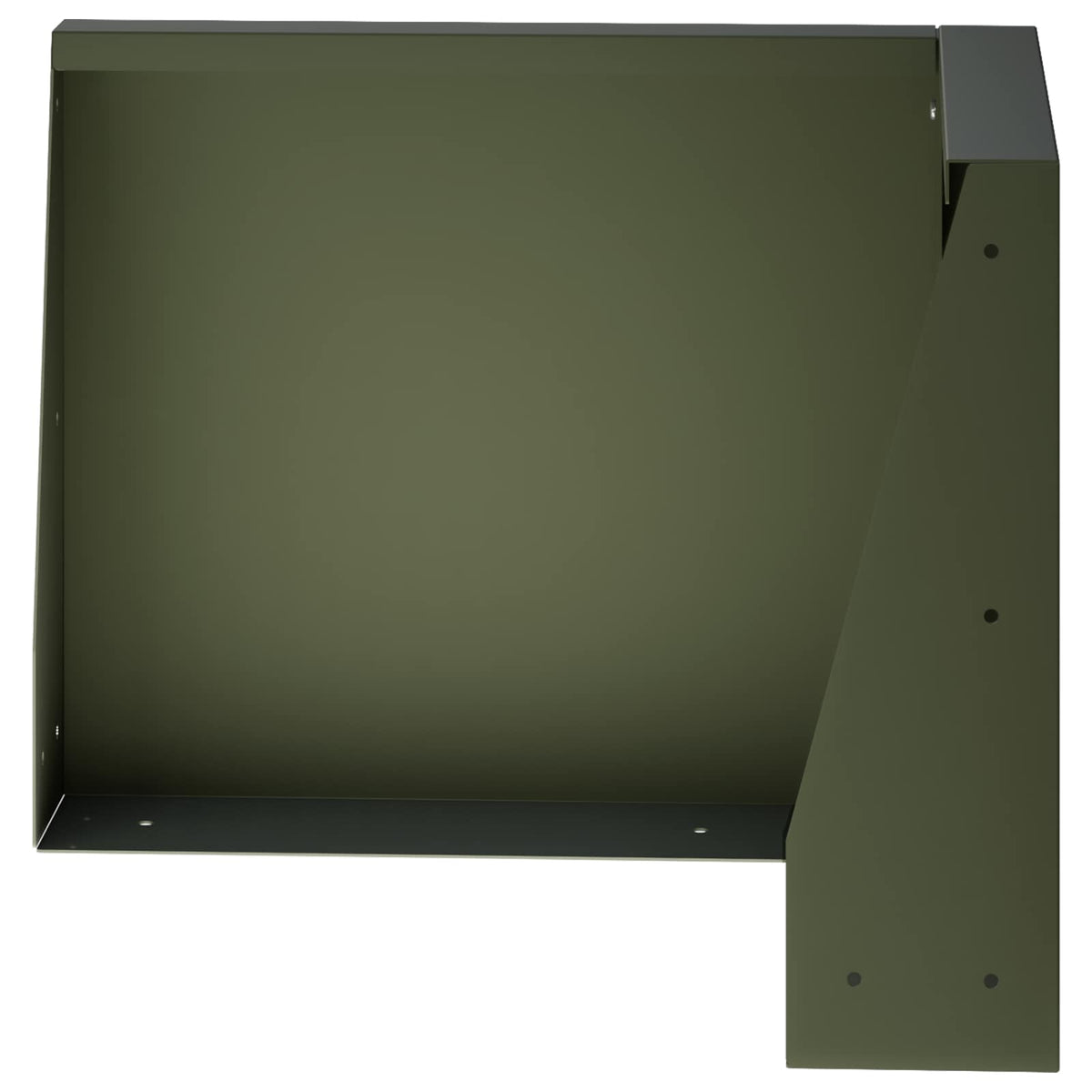 Retaining Wall 2 pcs 50 x 50 x 50 cm Steel Olive Green