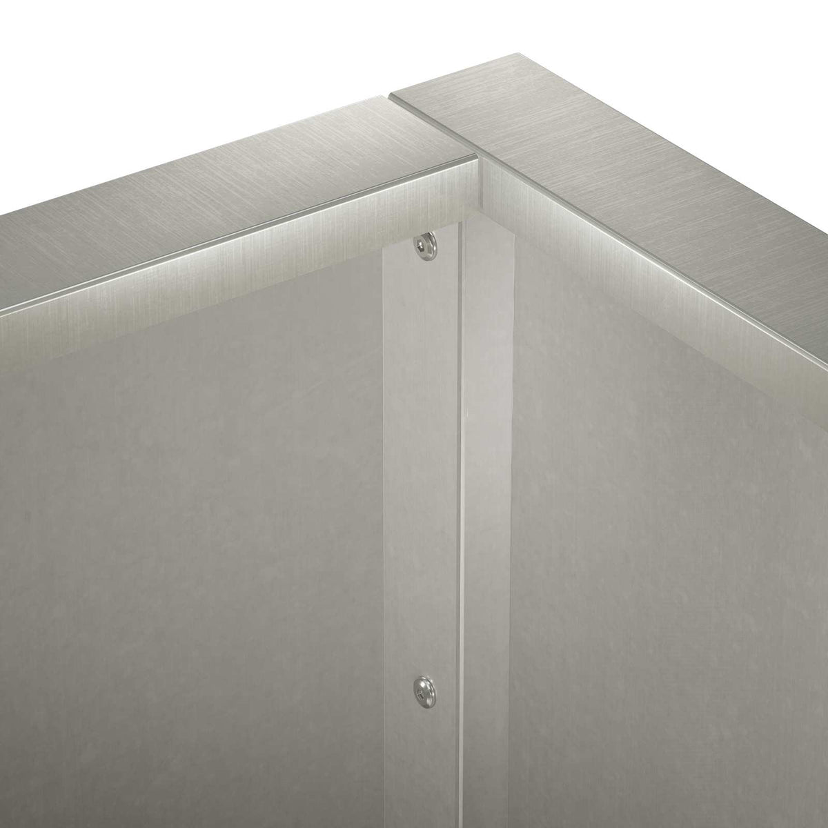 Retaining Wall 2 pcs 50 x 50 x 50 cm Stainless Steel Silver