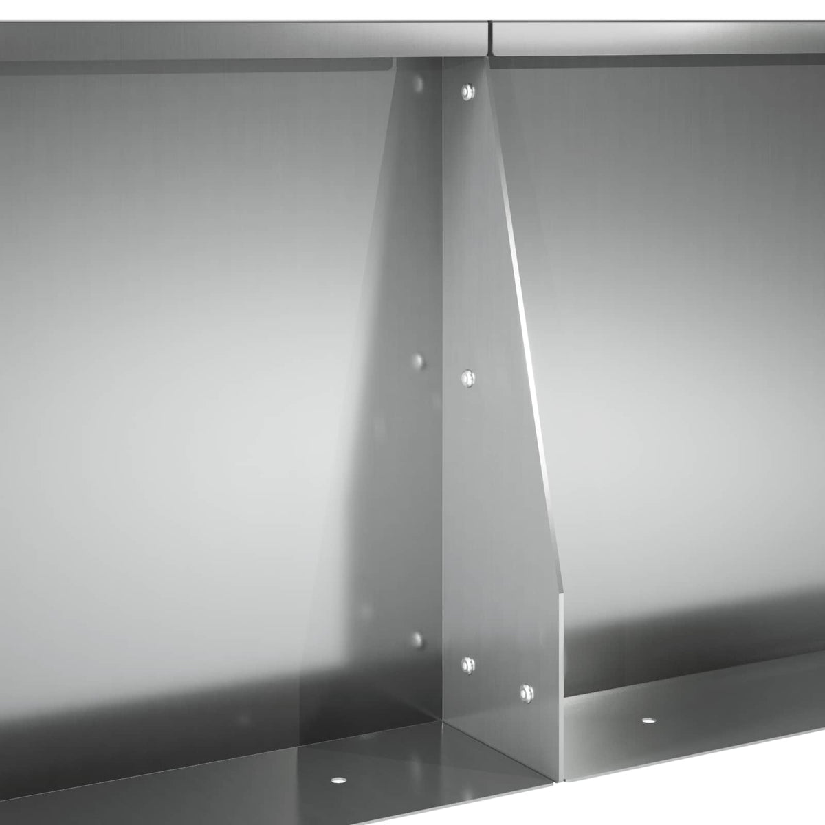 Retaining Wall 2 pcs 50 x 50 x 50 cm Galvanised Steel Silver