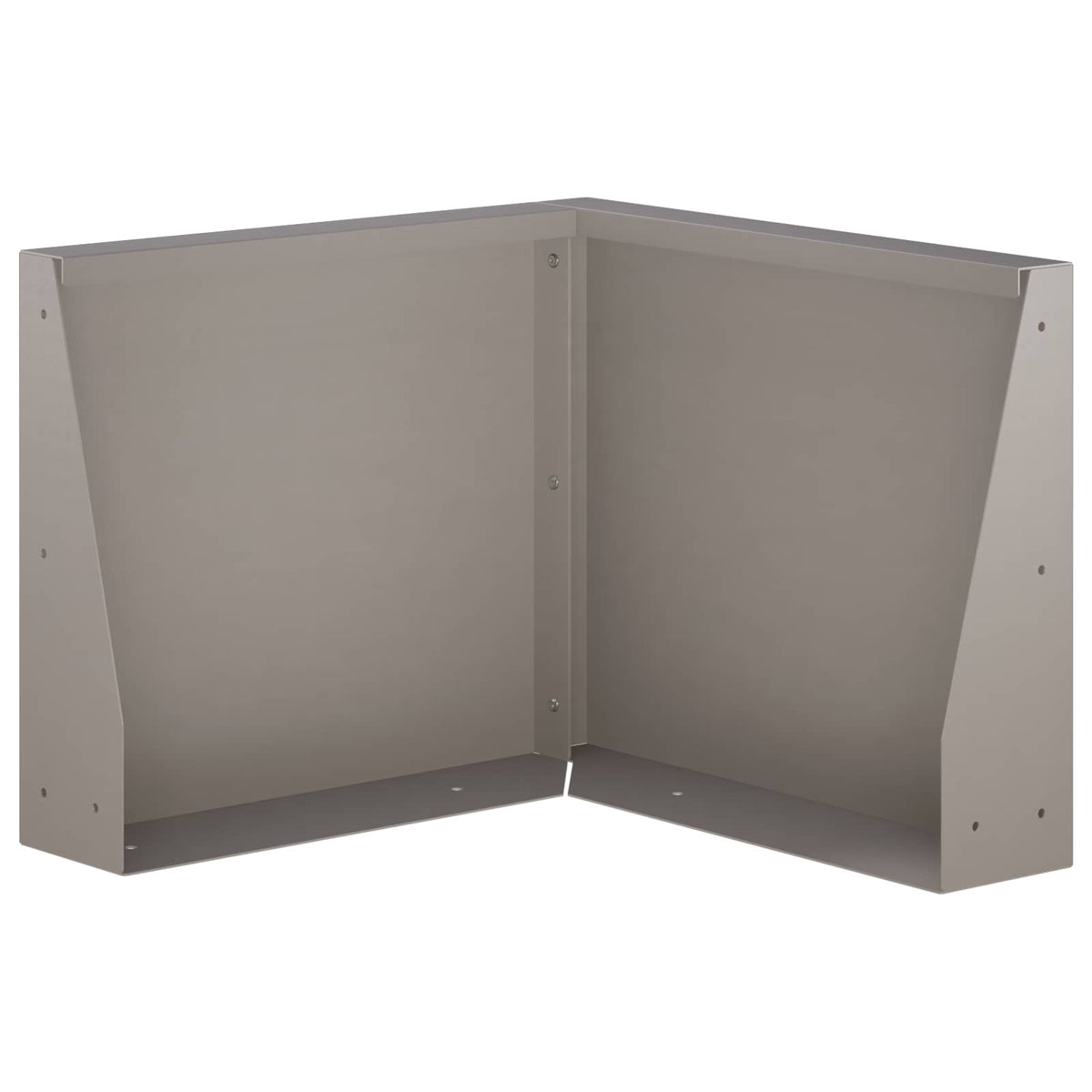 Retaining Wall 2 pcs 50 x 50 x 50 cm Weathering Steel Rusty