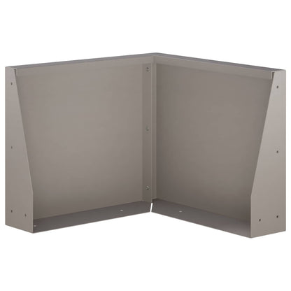 Retaining Wall 2 pcs 50 x 50 x 50 cm Weathering Steel Rusty