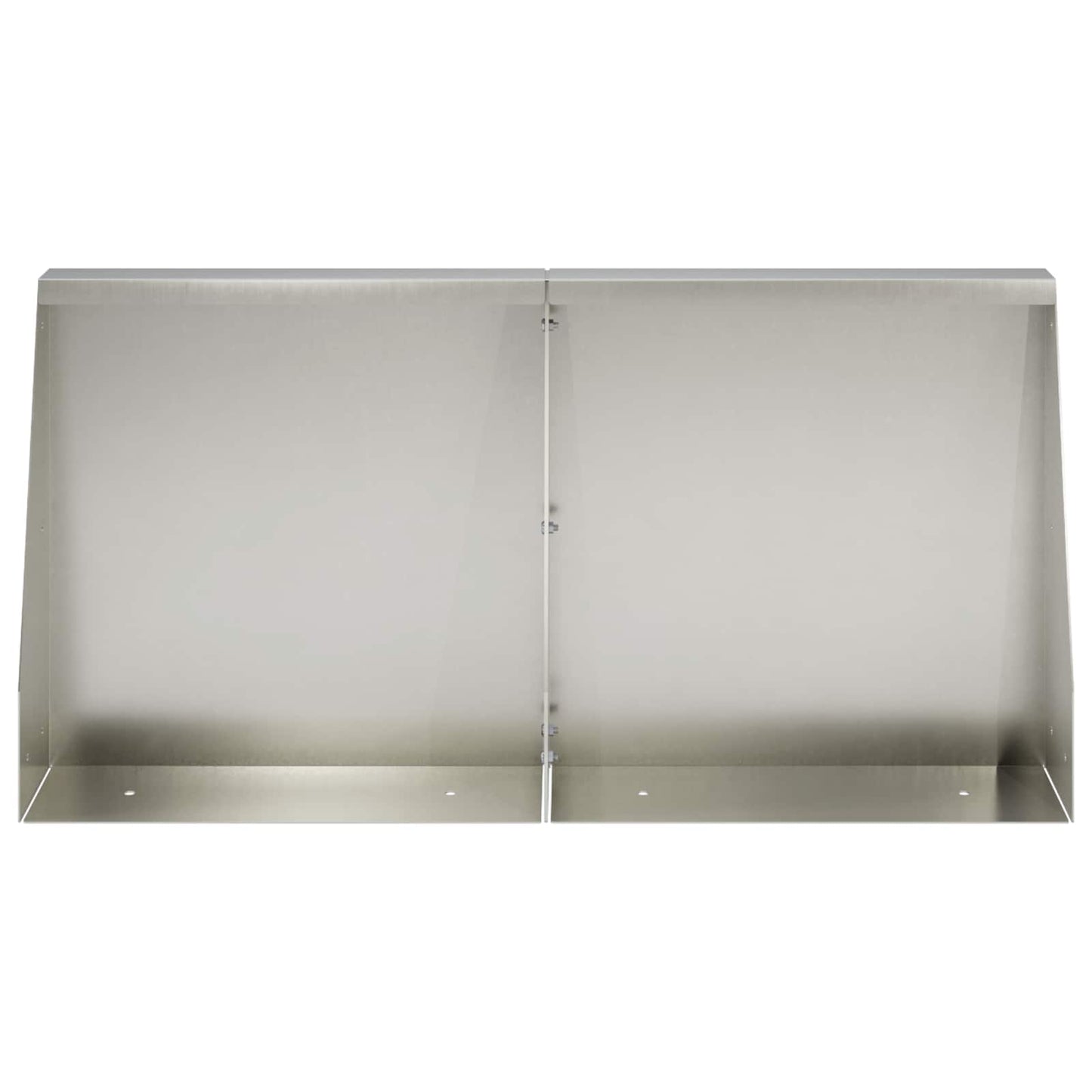 Retaining Wall 2 pcs 40 x 12 x 30 cm Stainless Steel Silver