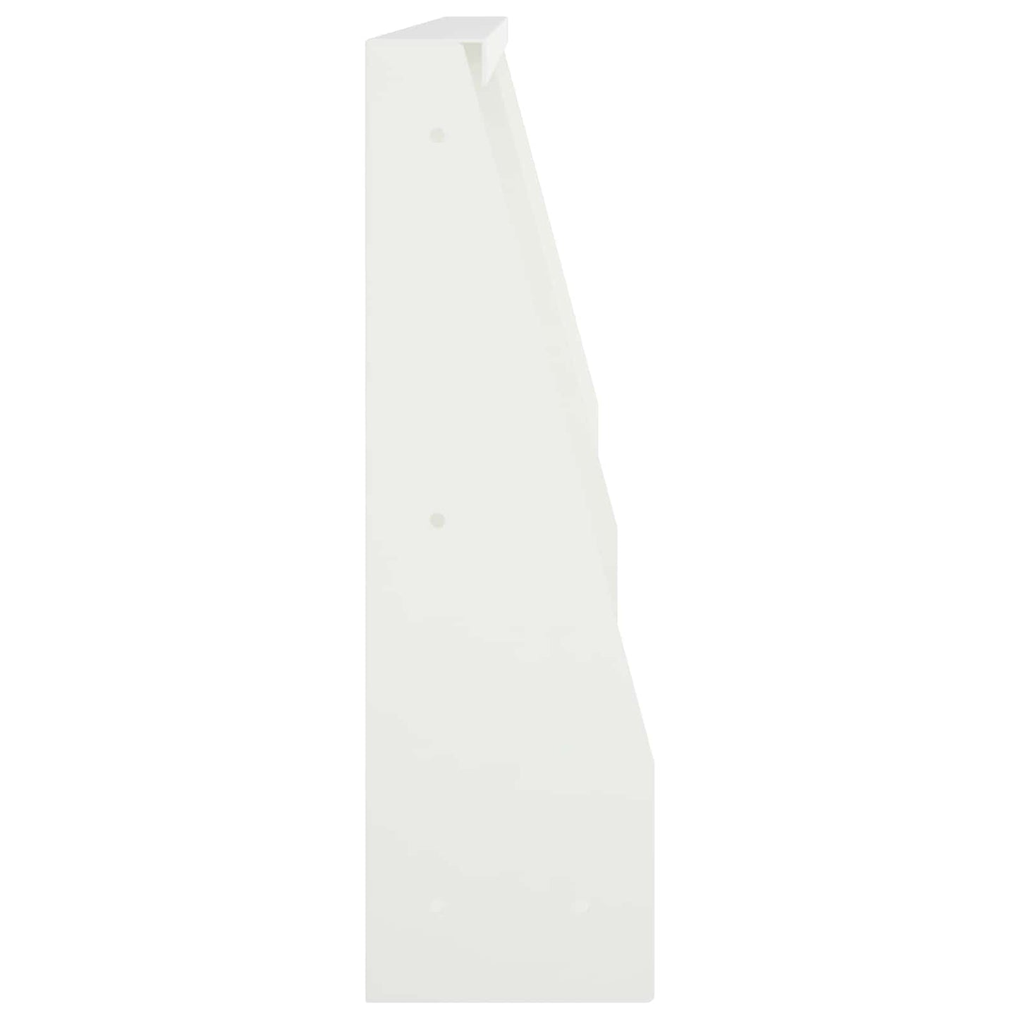 Retaining Wall 2 pcs 40 x 12 x 40 cm Steel White
