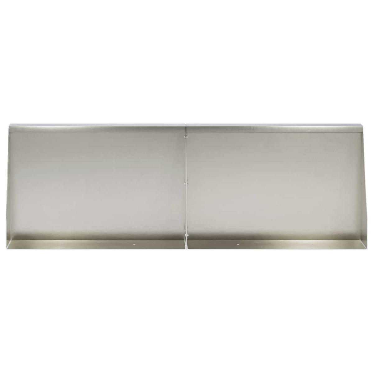 Retaining Wall 2 pcs 60 x 12 x 30 cm Stainless Steel Silver