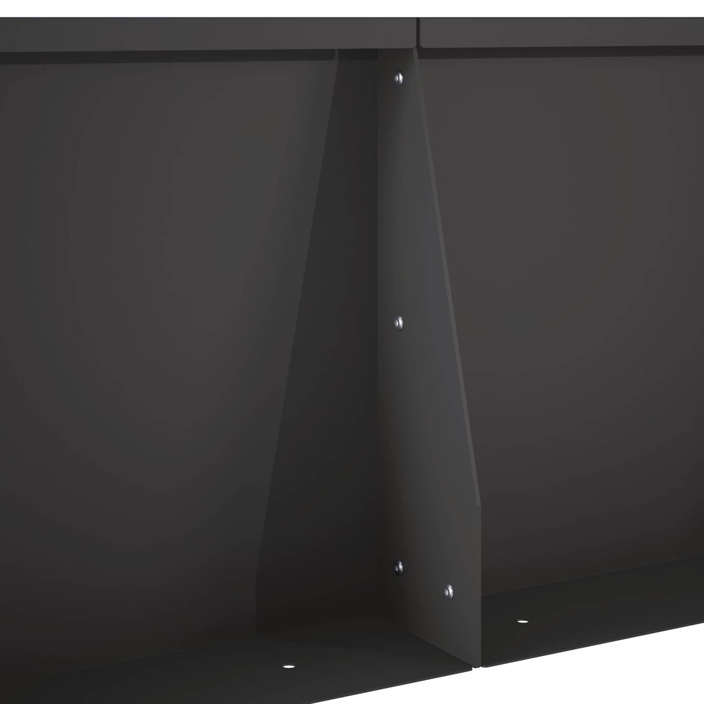 Retaining Wall 2 pcs 60 x 12 x 40 cm Steel Black