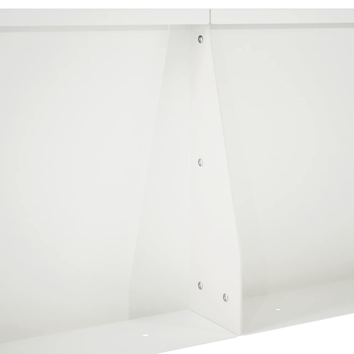 Retaining Wall 2 pcs 60 x 12 x 40 cm Steel White
