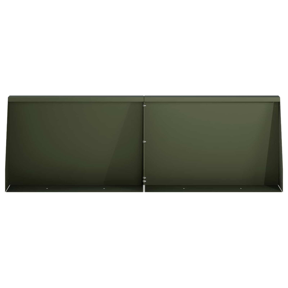 Retaining Wall 2 pcs 60 x 12 x 40 cm Steel Olive Green