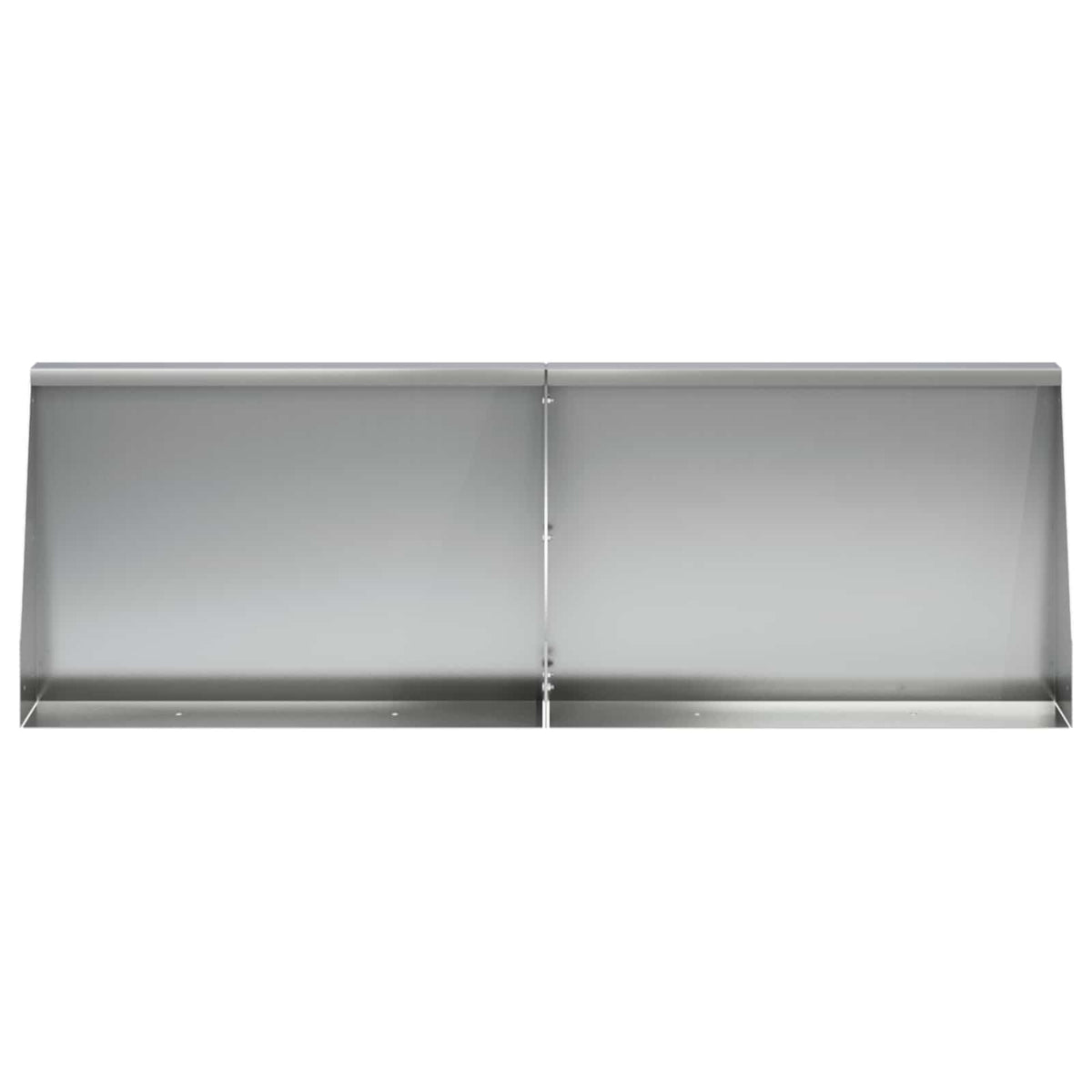 Retaining Wall 2 pcs 60 x 12 x 40 cm Galvanised Steel Silver
