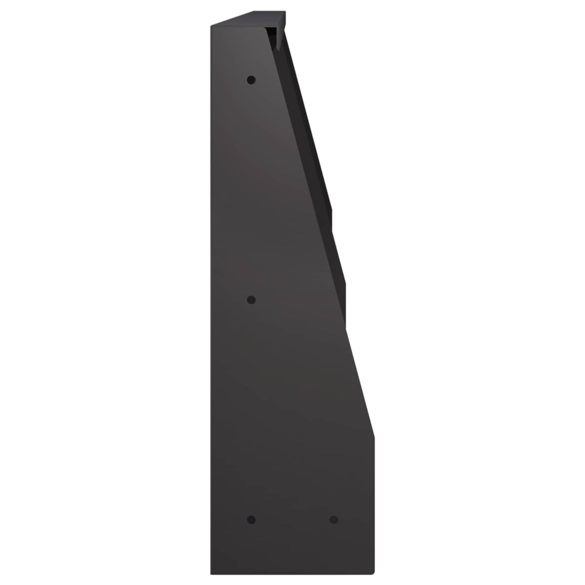 Retaining Wall 2 pcs 60 x 12 x 50 cm Steel Black