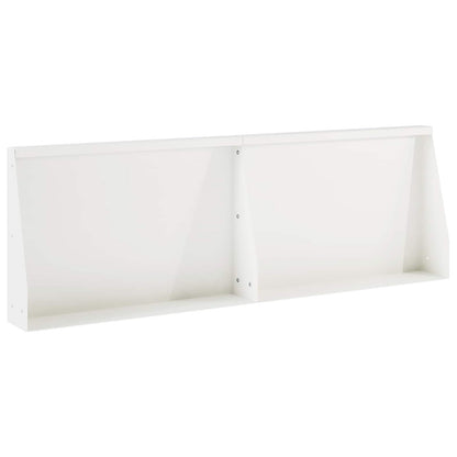 Retaining Wall 2 pcs 60 x 12 x 50 cm Steel White