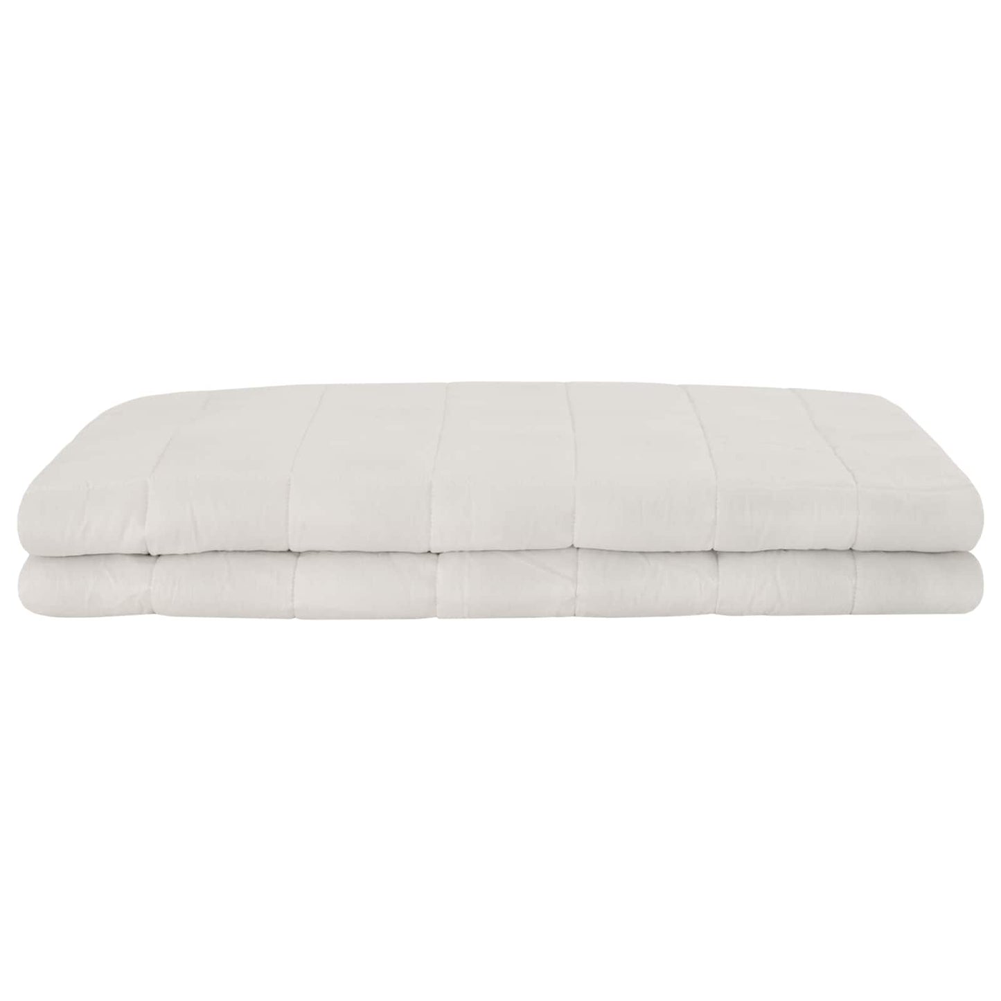 Weighted Blanket White 135 x 200 cm 10 kg 100% Cotton 205T