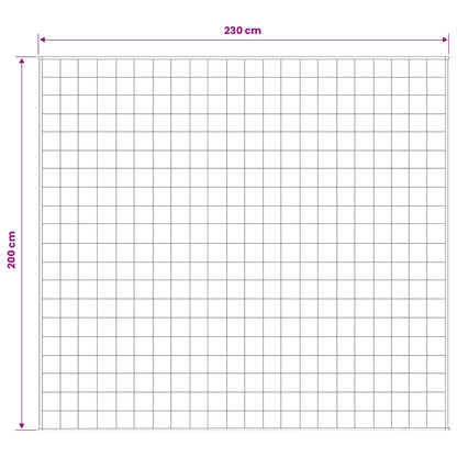 Weighted Blanket White 200 x 230 cm 13 kg 100% Cotton 205T