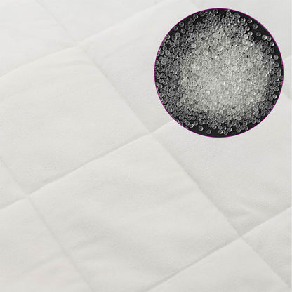 Weighted Blanket White 122 x 183 cm 9 kg 100% Cotton 205T