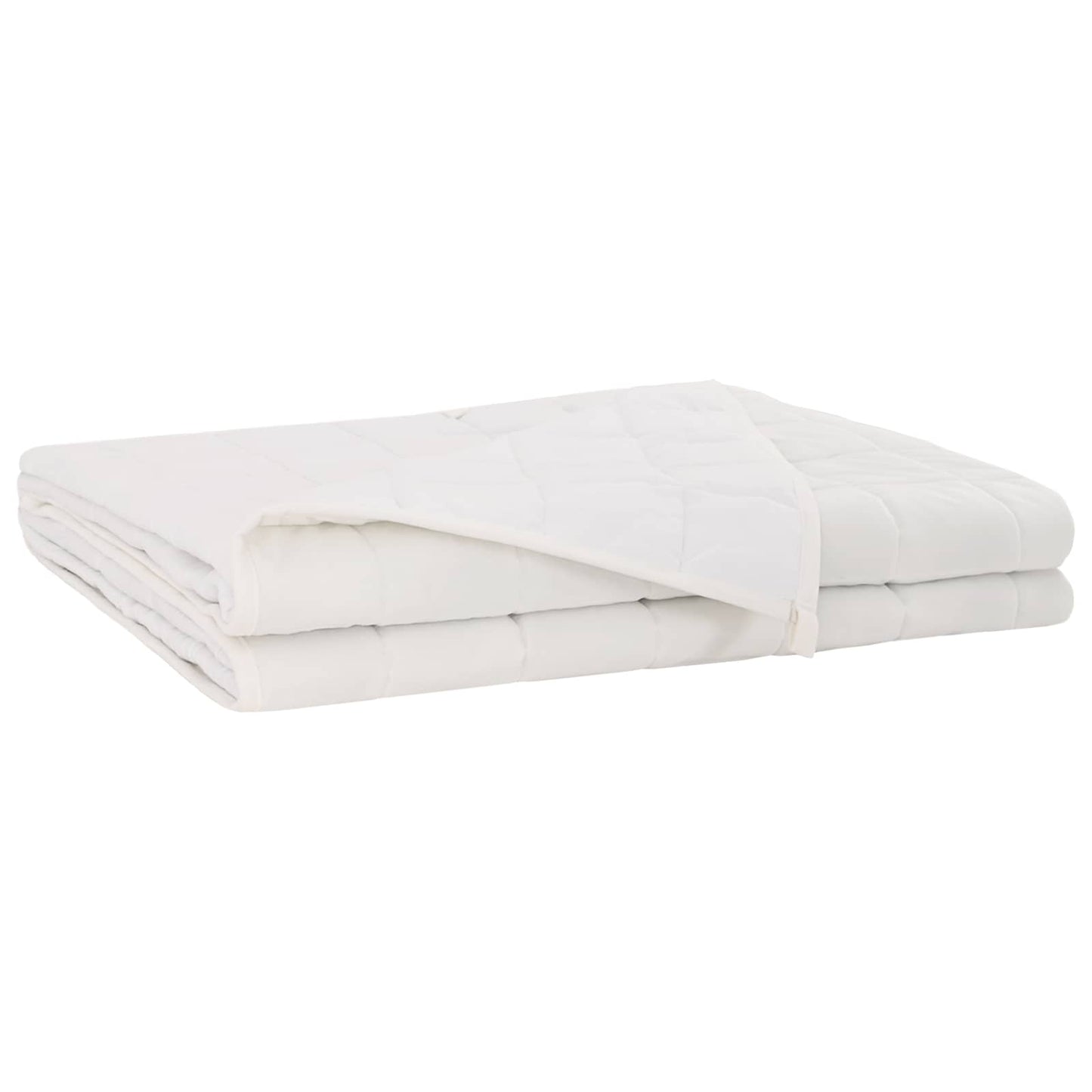 Weighted Blanket White 137 x 200 cm 10 kg 100% Cotton 205T