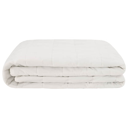 Weighted Blanket White 200 x 220 cm 9 kg 100% Cotton 205T