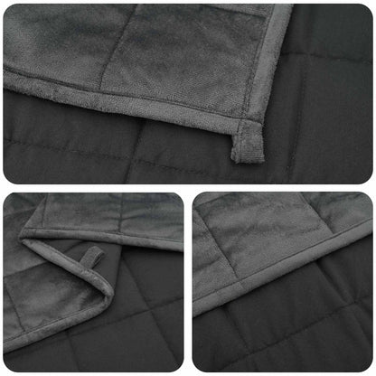 Weighted Blanket Anthracite 200 x 220 cm 9 kg 100% Cotton 205T