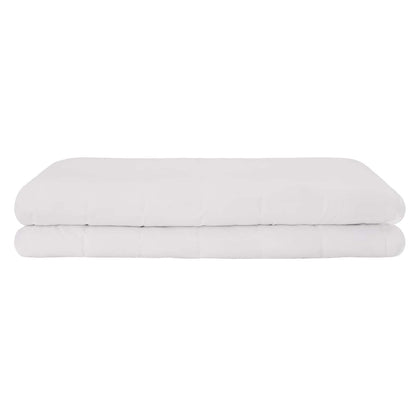 Weighted Blanket White 140 x 200 cm 10 kg 100% Cotton 205T