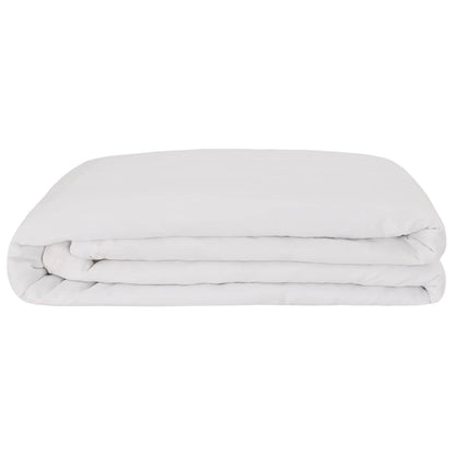 Weighted Blanket White 140 x 200 cm 10 kg 100% Cotton 205T