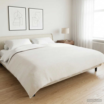 Weighted Blanket White 200 x 230 cm 13 kg 100% Cotton 205T