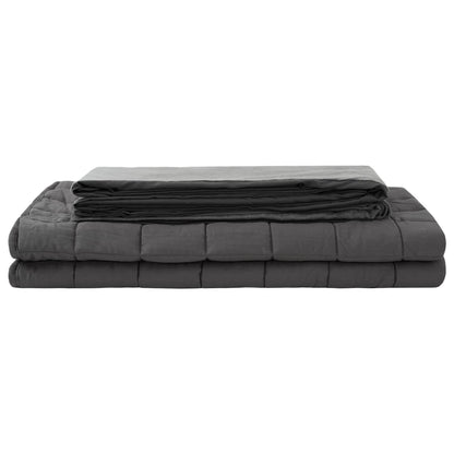 Weighted Blanket Anthracite 140 x 200 cm 6 kg 100% Cotton 205T