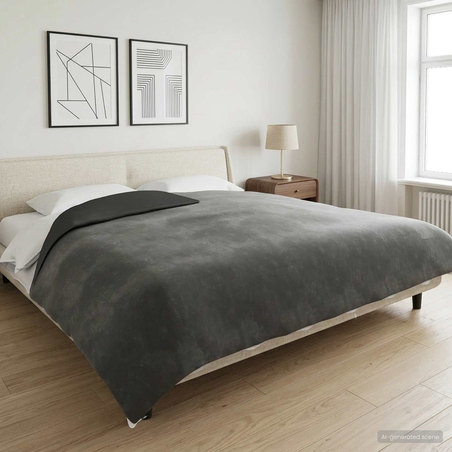 Weighted Blanket Anthracite 200 x 230 cm 13 kg 100% Cotton 205T