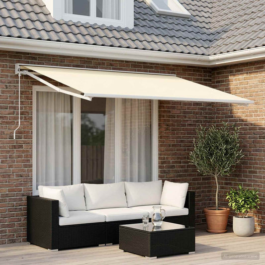 Awning Replacement Fabric Cream 300 x 250 cm Polyester