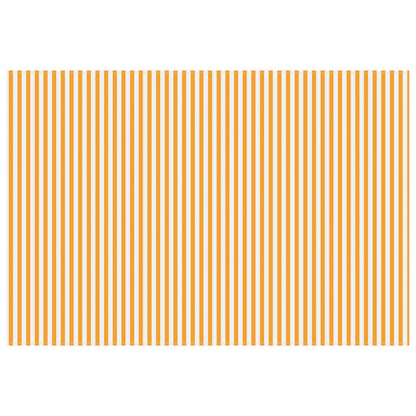 Awning Replacement Fabric Yellow and White 300 x 250 cm