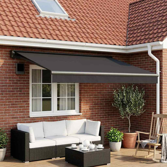 Awning Replacement Fabric Anthracite 350 x 250 cm Polyester