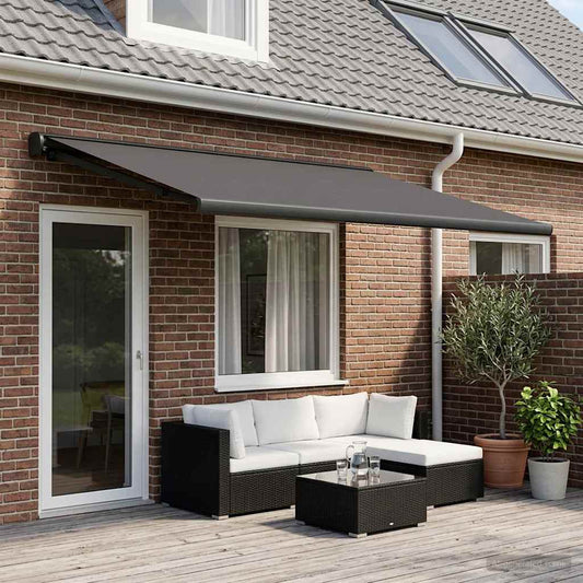 Awning Replacement Fabric Anthracite 600 x 300 cm Polyester