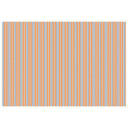 Awning Replacement Fabric Blue and Orange 300 x 250 cm