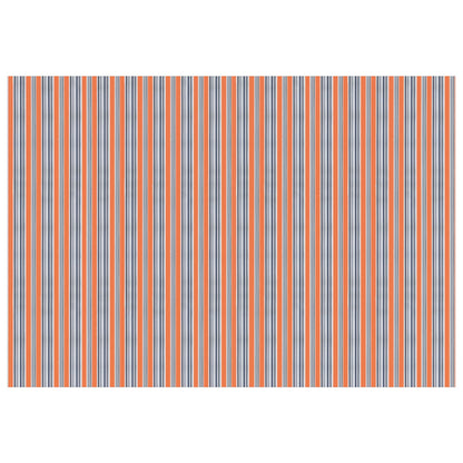 Awning Replacement Fabric Blue and Orange 350 x 250 cm