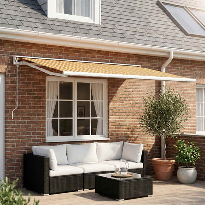 Awning Replacement Fabric Orange and Black 250 x 200 cm