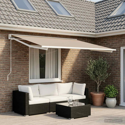 Awning Replacement Fabric Beige 350 x 200 cm Polyester