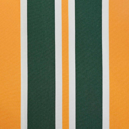 Awning Replacement Fabric Green and Yellow 600 x 350 cm