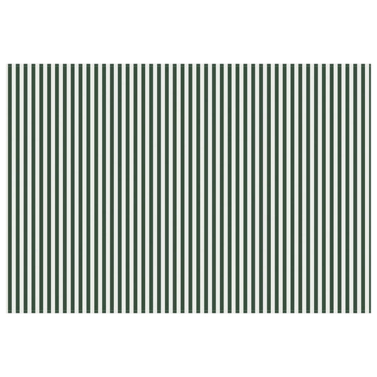 Awning Replacement Fabric Green and White 300 x 200 cm