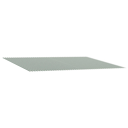 Awning Replacement Fabric Green and White 350 x 250 cm