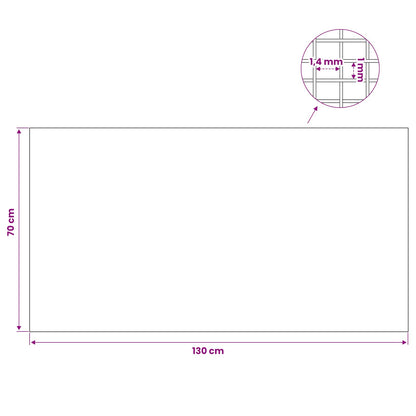 Light Shaft Cover with Clips 2 pcs 70 x 130 cm Silver
