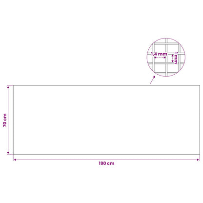 Light Shaft Cover with Clips 2 pcs 70 x 190 cm Aluminum Silver