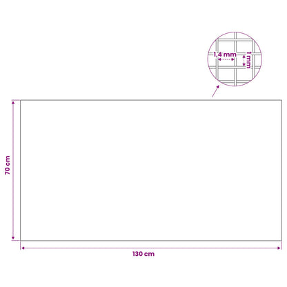 Light Shaft Cover with Clips 2 pcs 70 x 130 cm Fiberglass Grey