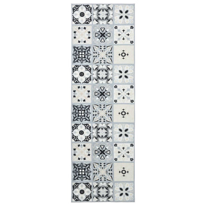 Rug Runner ORIZ 1150 gsm Grey and Black