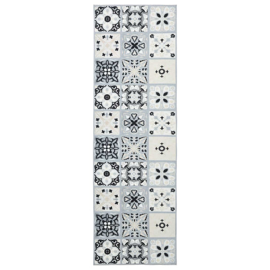 Rug Runner ORIZ 1150 gsm Grey and Black