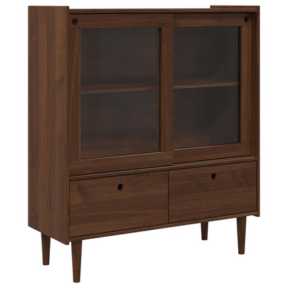 Cupboard BILBAO Dark Caramel 104 x 40 x 120 cm